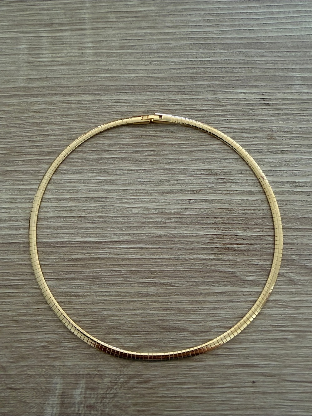 Gold Tone Collar Necklace